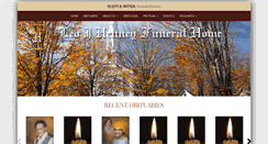 Desktop Screenshot of leohenneyfuneralhome.com